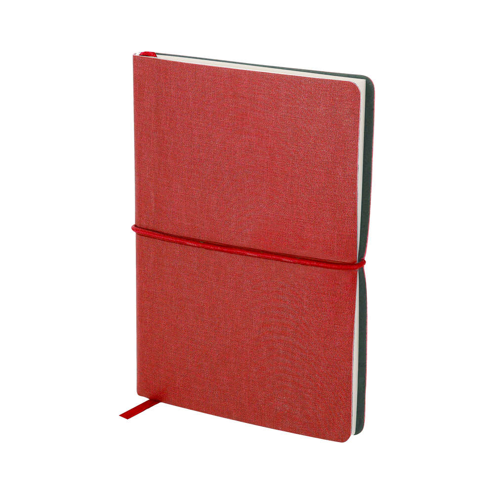 Bloc de notas ecológico PU reciclado para merchandising de empresa color rojo